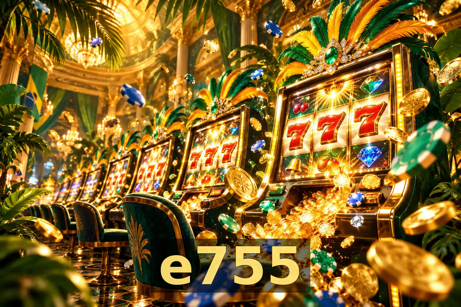 e755 oferece diversas opções de jogos online
